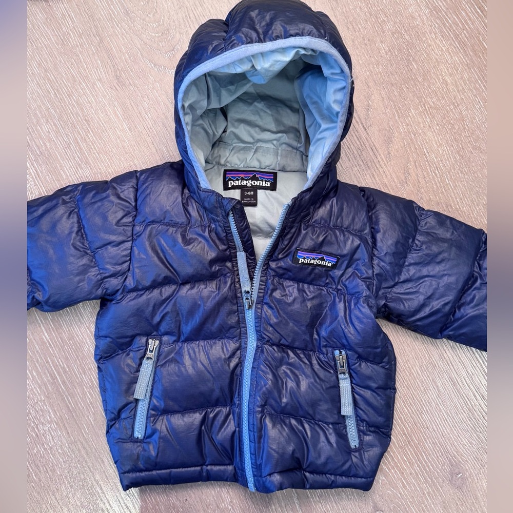 Patagonia Hi loft blue down Jacket